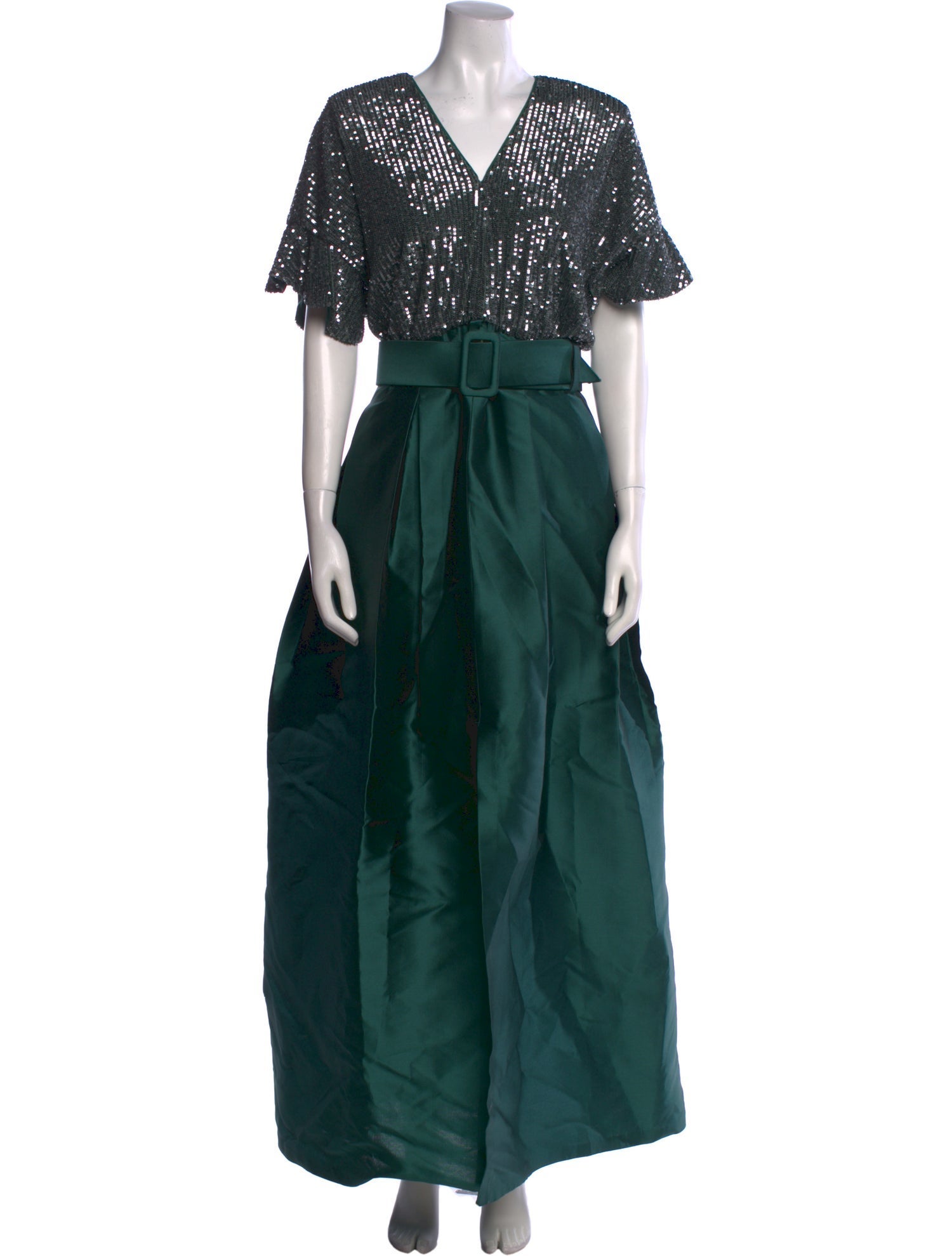 Sachin + Babi Colorblock Pattern Long Dress