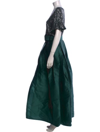 Sachin + Babi Colorblock Pattern Long Dress