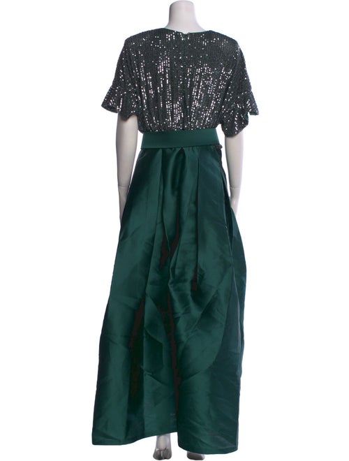 Sachin + Babi Colorblock Pattern Long Dress