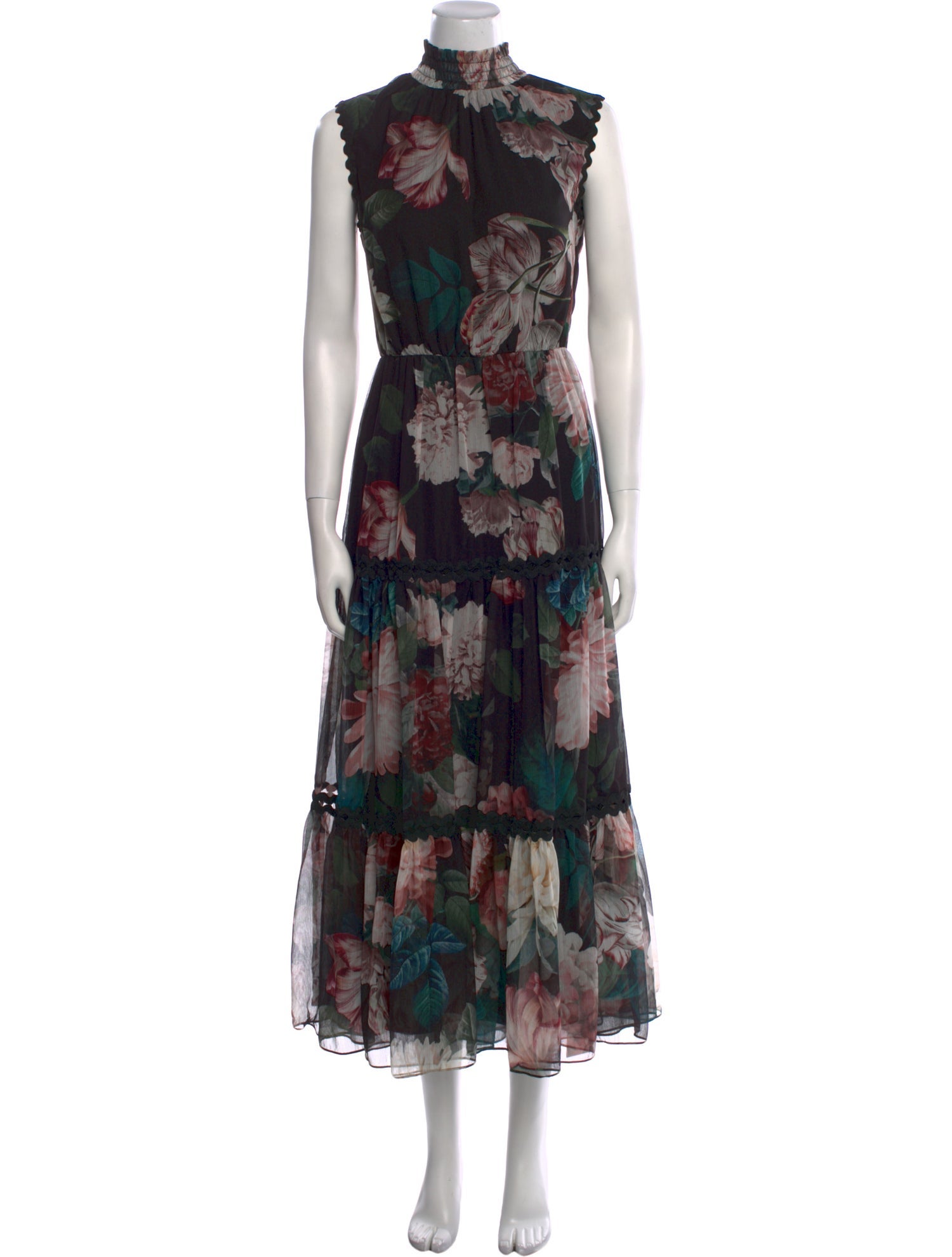 Sachin + Babi Floral Print Long Dress