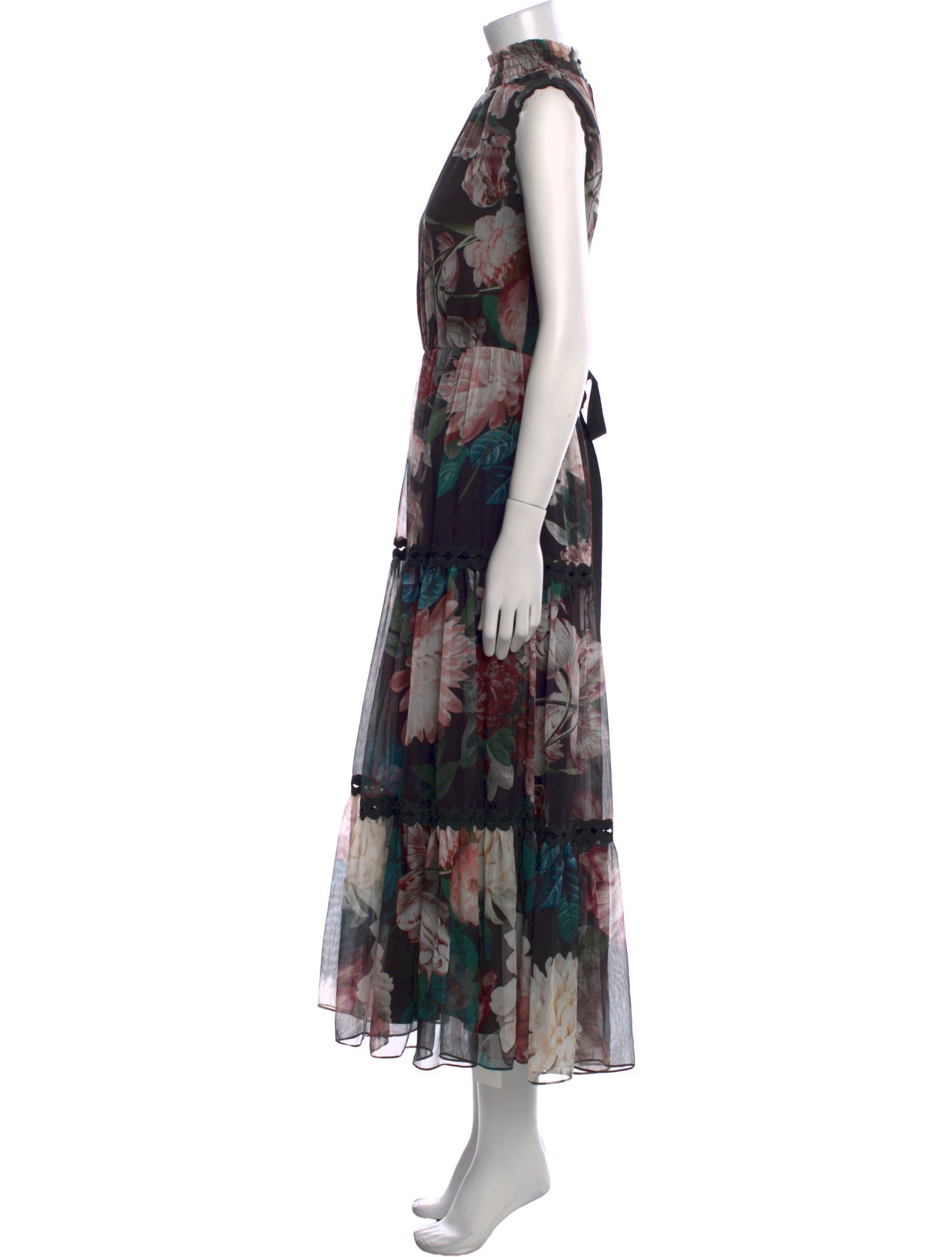 Sachin + Babi Floral Print Long Dress
