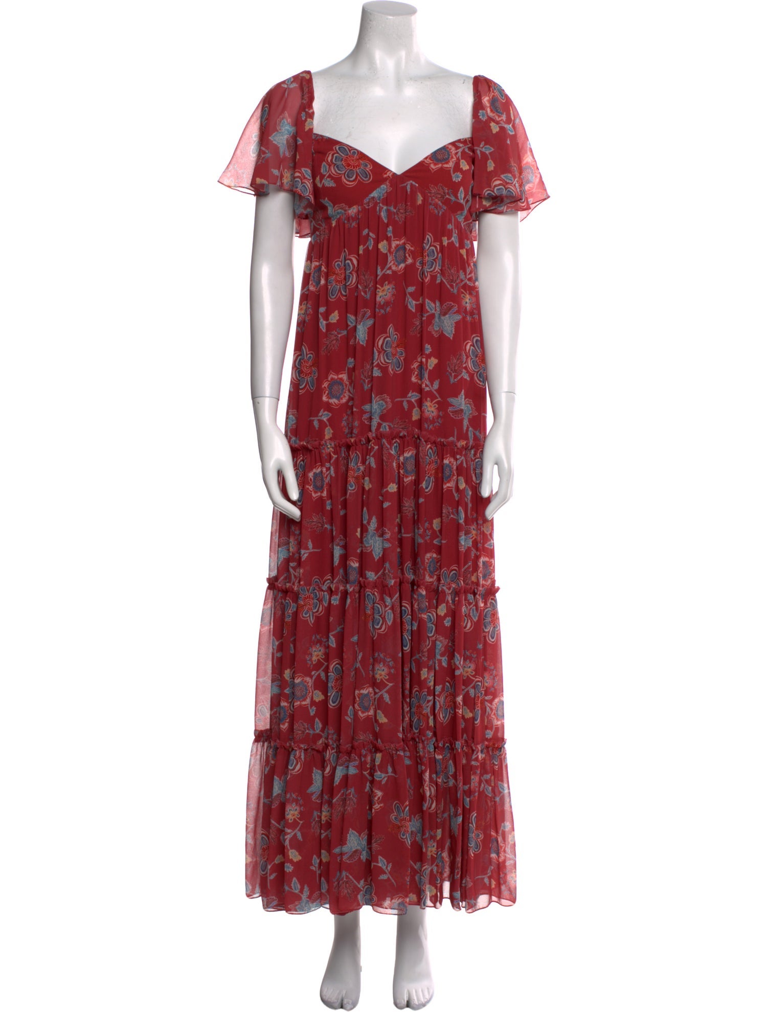 Sachin + Babi Floral Print Long Dress
