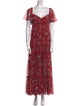 Sachin + Babi Floral Print Long Dress
