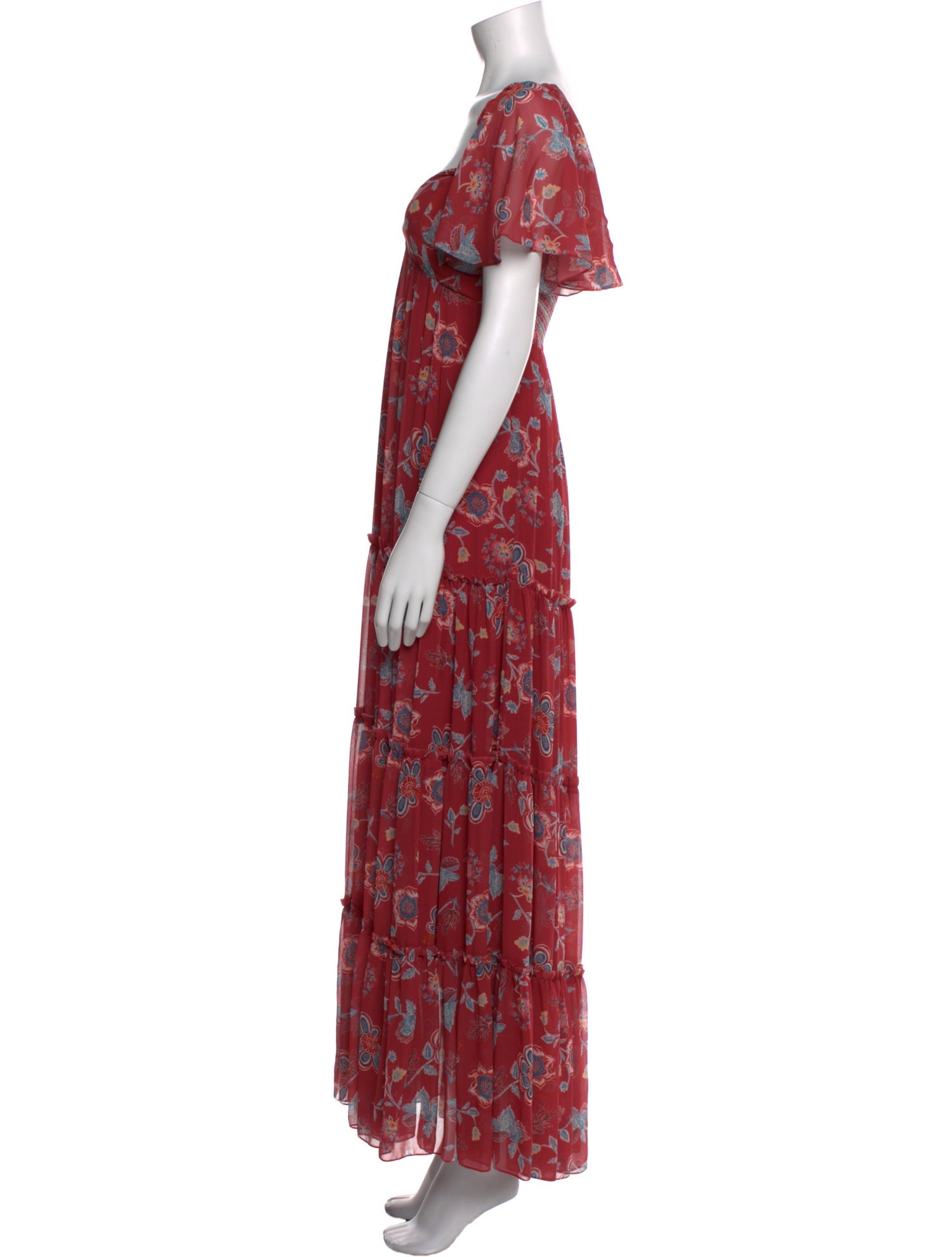 Sachin + Babi Floral Print Long Dress