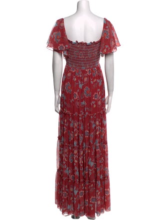 Sachin + Babi Floral Print Long Dress