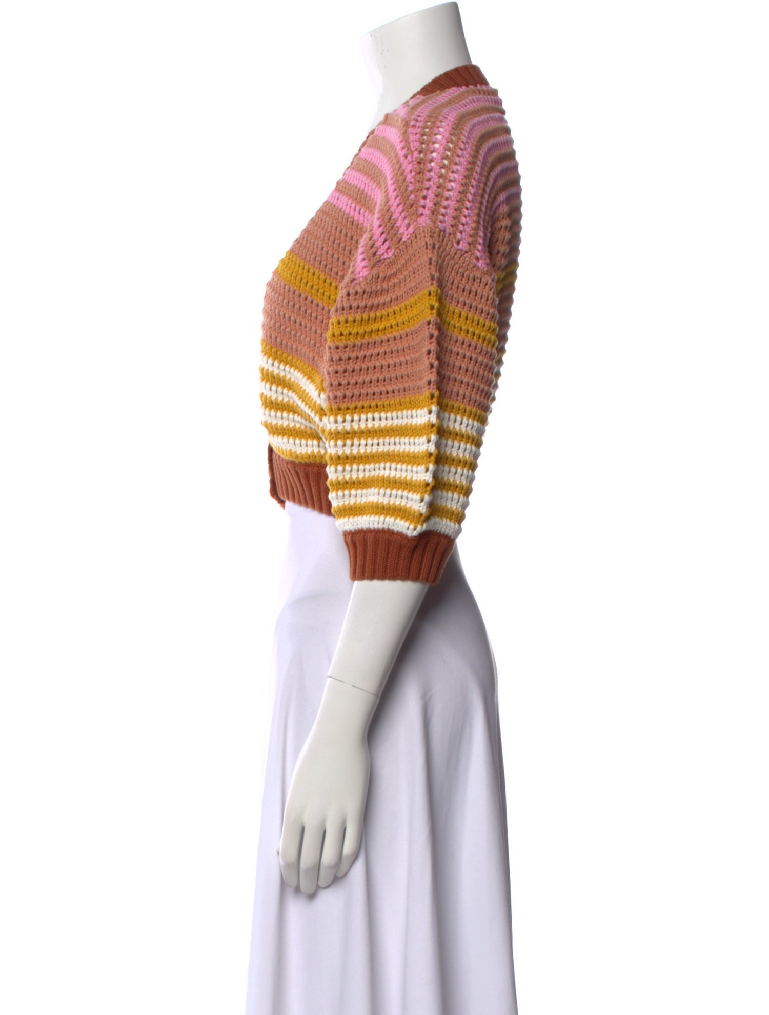 Sachin + Babi Striped V-Neck Sweater w/ Tags