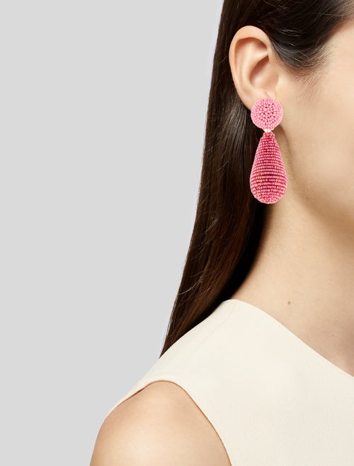 Sachin + Babi Bead Drop Clip-On Earrings