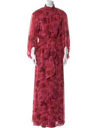 Sachin + Babi Floral Print Long Dress