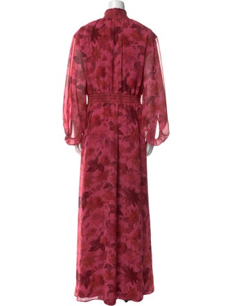 Sachin + Babi Floral Print Long Dress