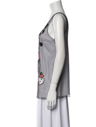 Sachin + Babi Printed Scoop Neck Top