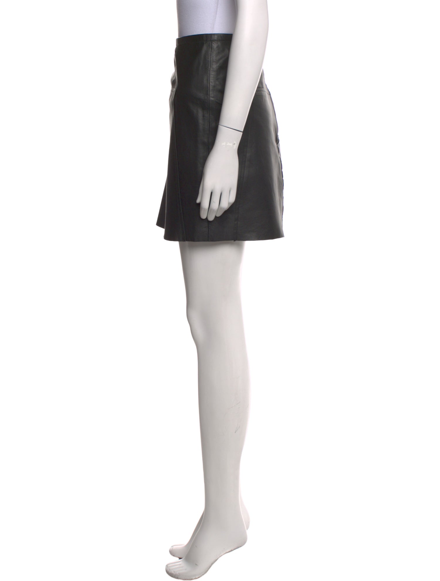 Sachin + Babi Lamb Leather Mini Skirt