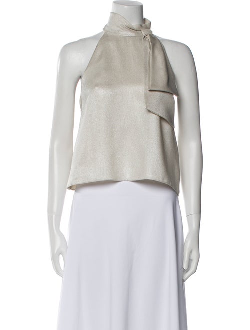 Sachin + Babi Halterneck Sleeveless Crop Top