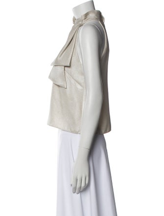 Sachin + Babi Halterneck Sleeveless Crop Top