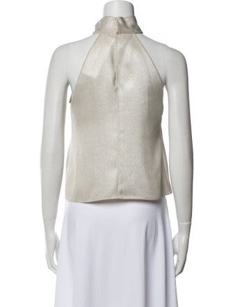 Sachin + Babi Halterneck Sleeveless Crop Top