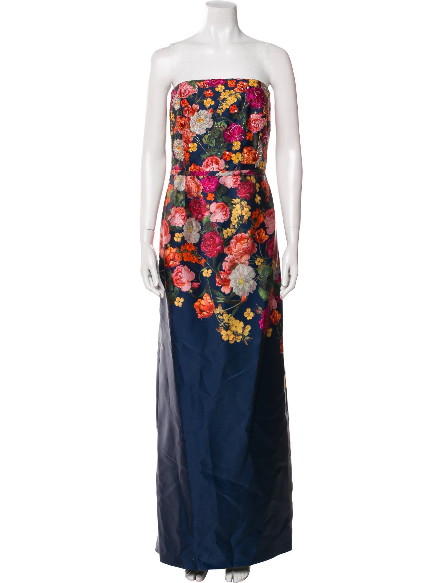 Sachin + Babi Floral Print Long Dress w/ Tags
