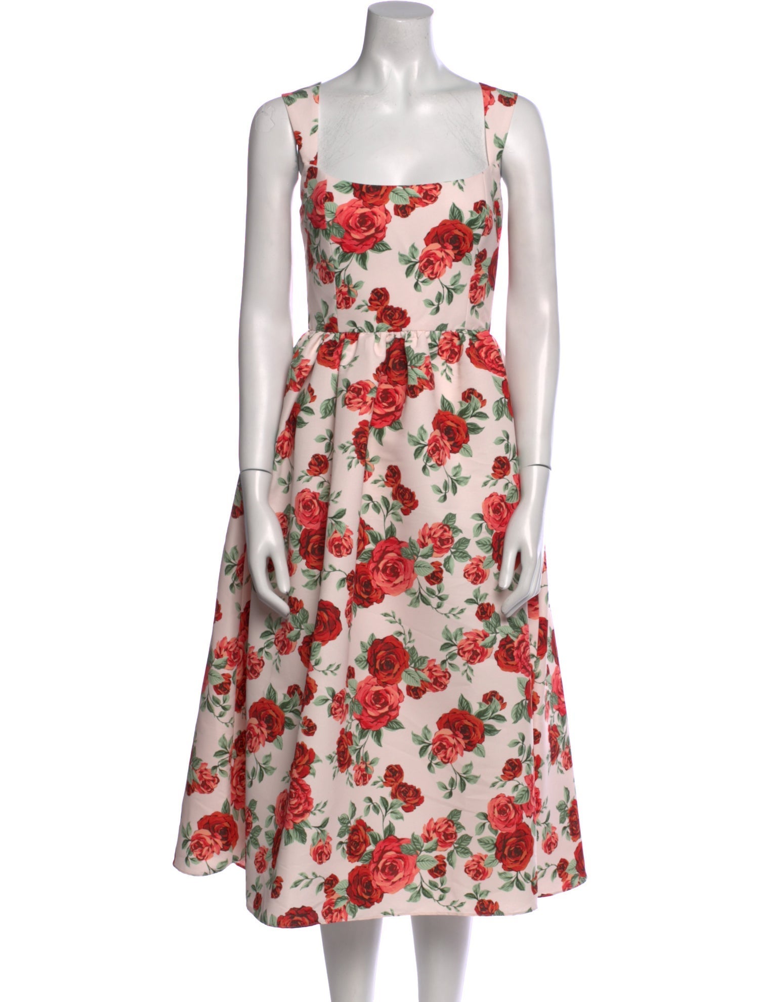 Sachin + Babi Floral Print Midi Length Dress w/ Tags