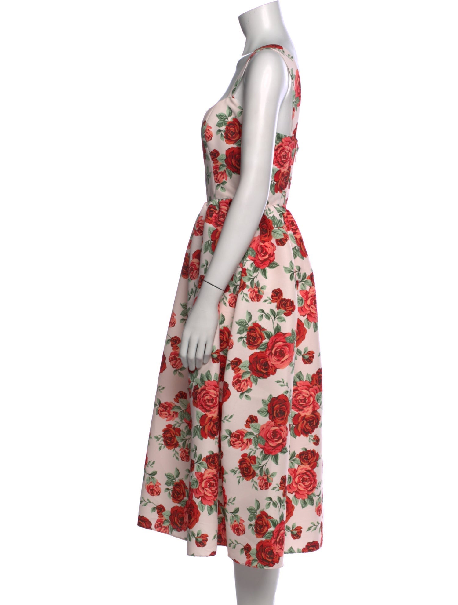 Sachin + Babi Floral Print Midi Length Dress w/ Tags
