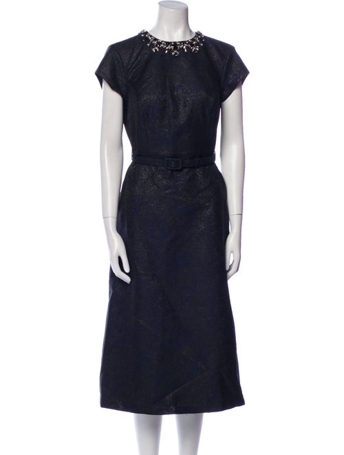 Sachin + Babi Crew Neck Midi Length Dress