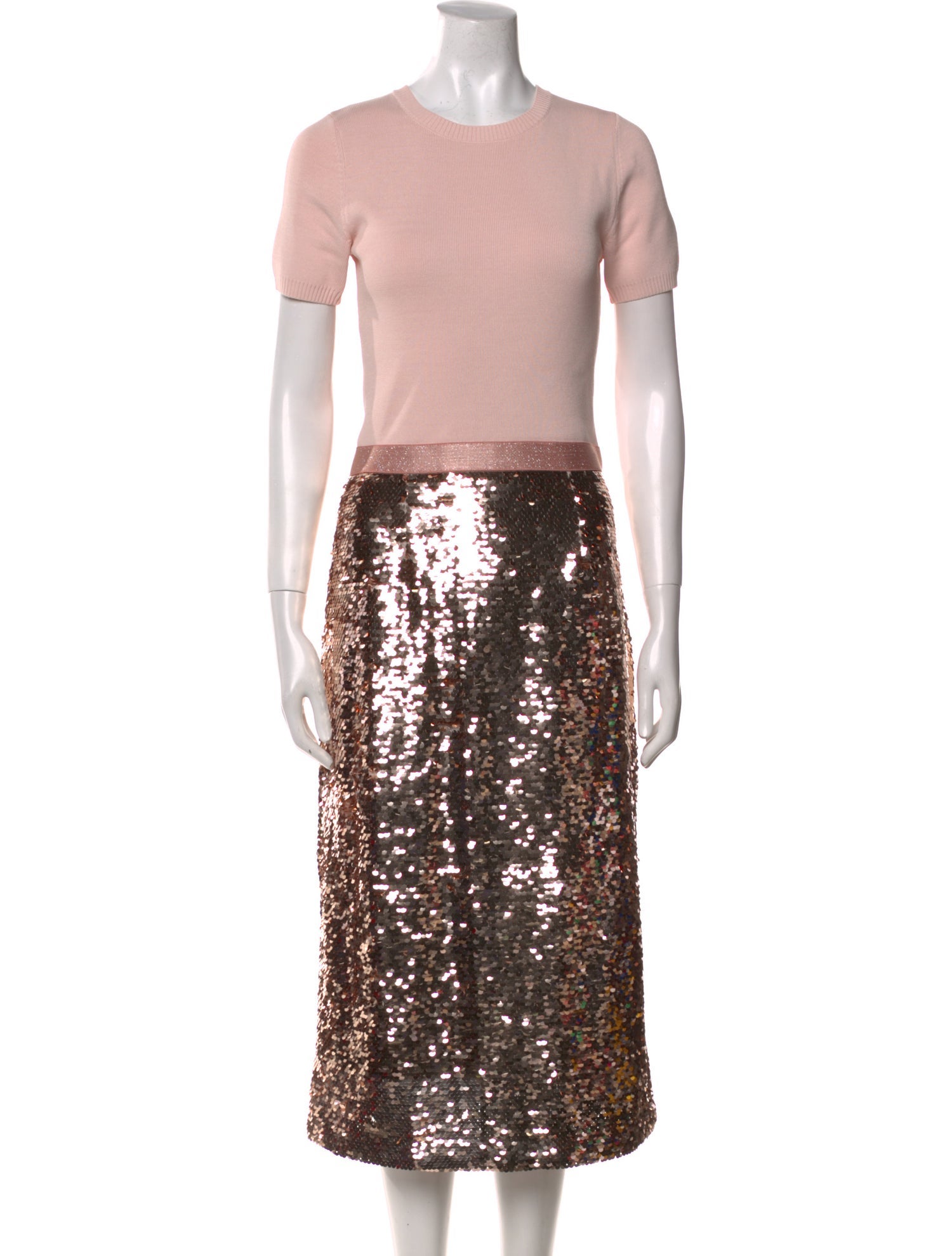 Sachin + Babi Crew Neck Midi Length Dress