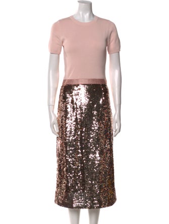 Sachin + Babi Crew Neck Midi Length Dress