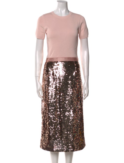 Sachin + Babi Crew Neck Midi Length Dress