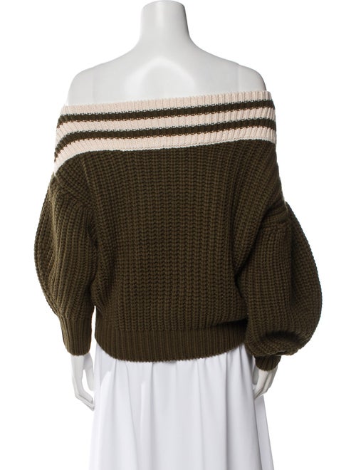 Sachin + Babi Striped Bateau Neckline Sweater