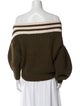 Sachin + Babi Striped Bateau Neckline Sweater
