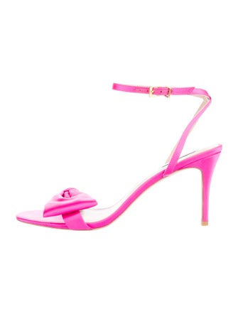 Sachin + Babi Satin Bow Accents Sandals