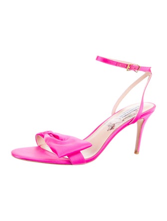 Sachin + Babi Satin Bow Accents Sandals