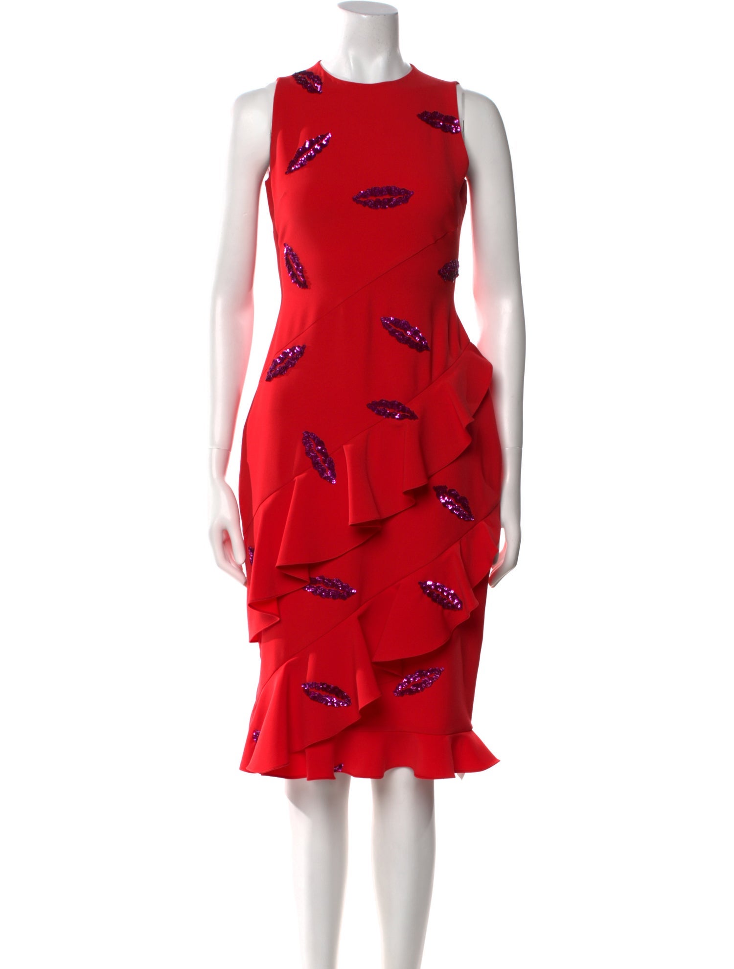 Sachin + Babi Floral Print Midi Length Dress