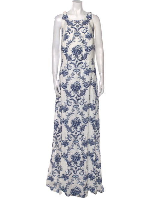 Sachin + Babi Floral Print Long Dress