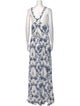 Sachin + Babi Floral Print Long Dress