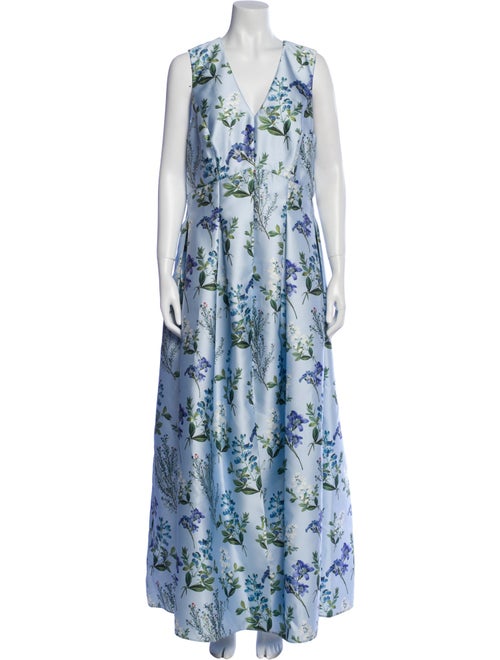 Sachin + Babi Floral Print Long Dress