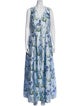 Sachin + Babi Floral Print Long Dress