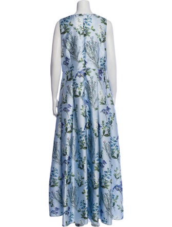 Sachin + Babi Floral Print Long Dress