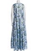 Sachin + Babi Floral Print Long Dress