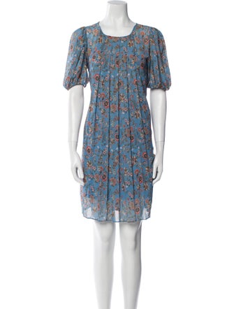 Sachin + Babi Floral Print Knee-Length Dress