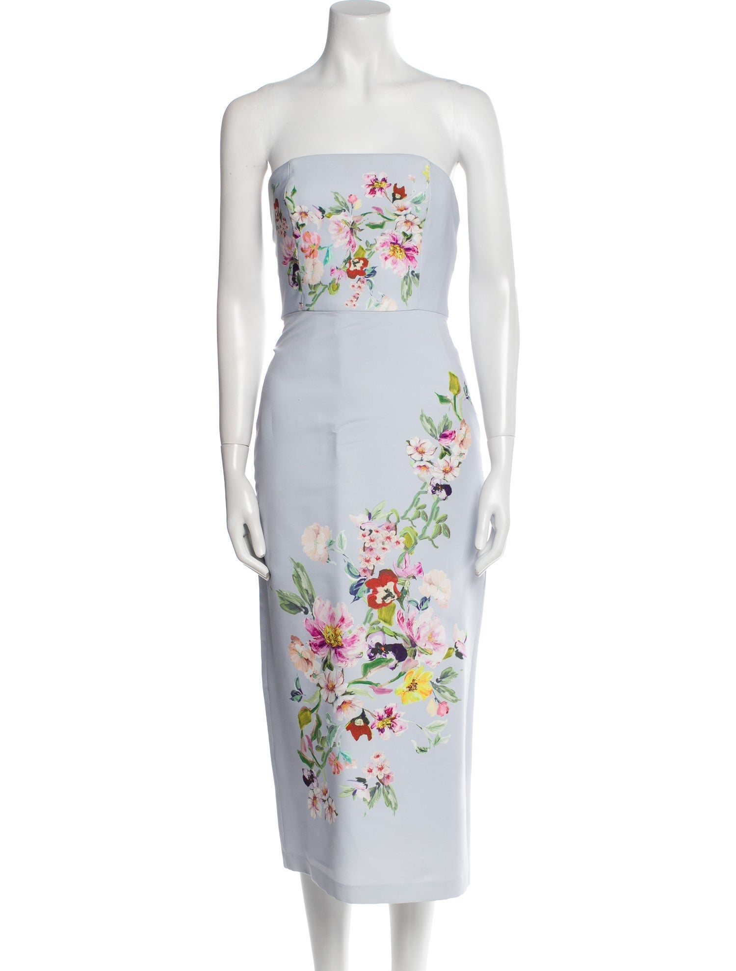 Sachin + Babi Floral Print Midi Length Dress