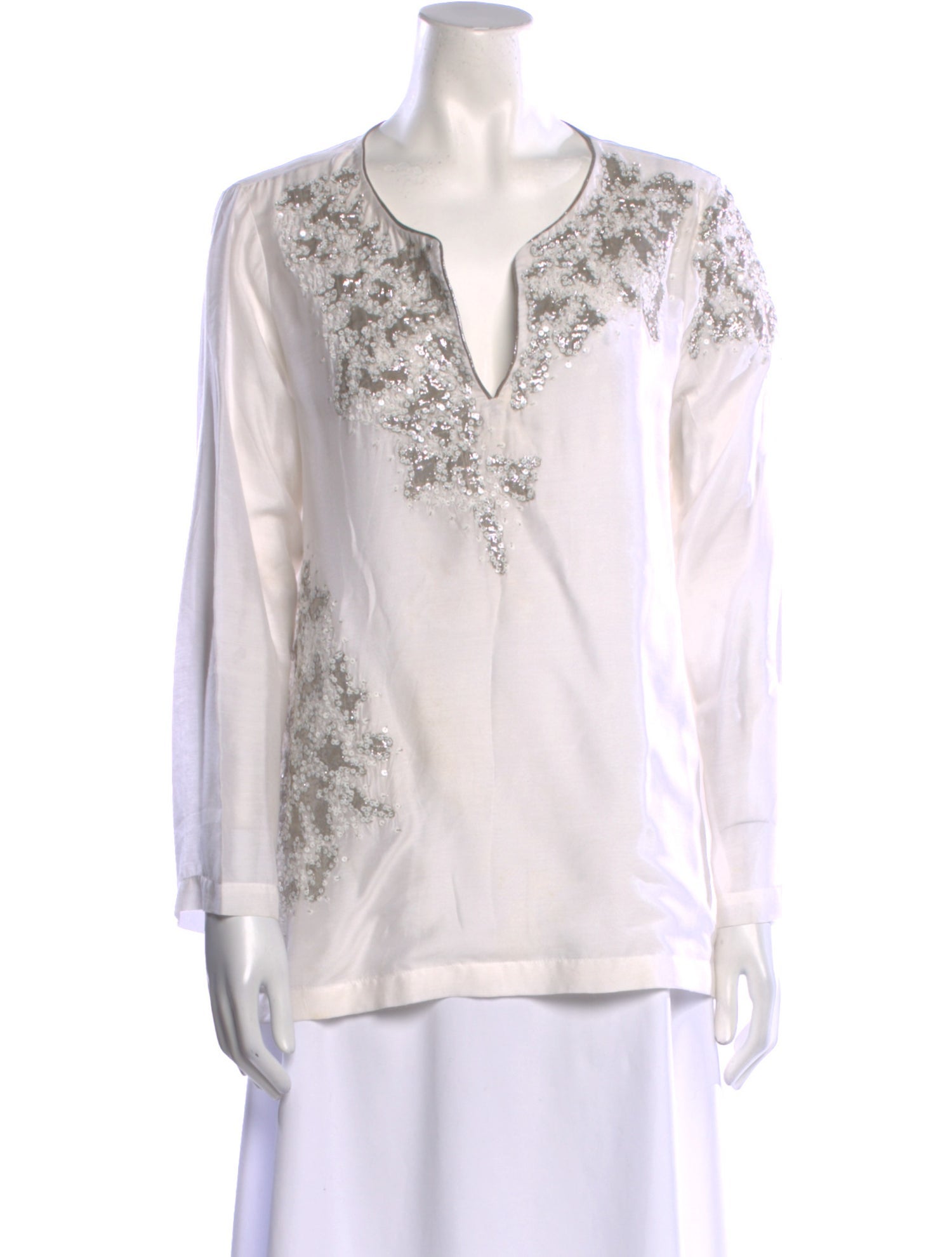 Sachin + Babi Silk V-Neck Tunic