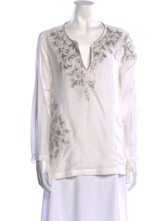 Sachin + Babi Silk V-Neck Tunic