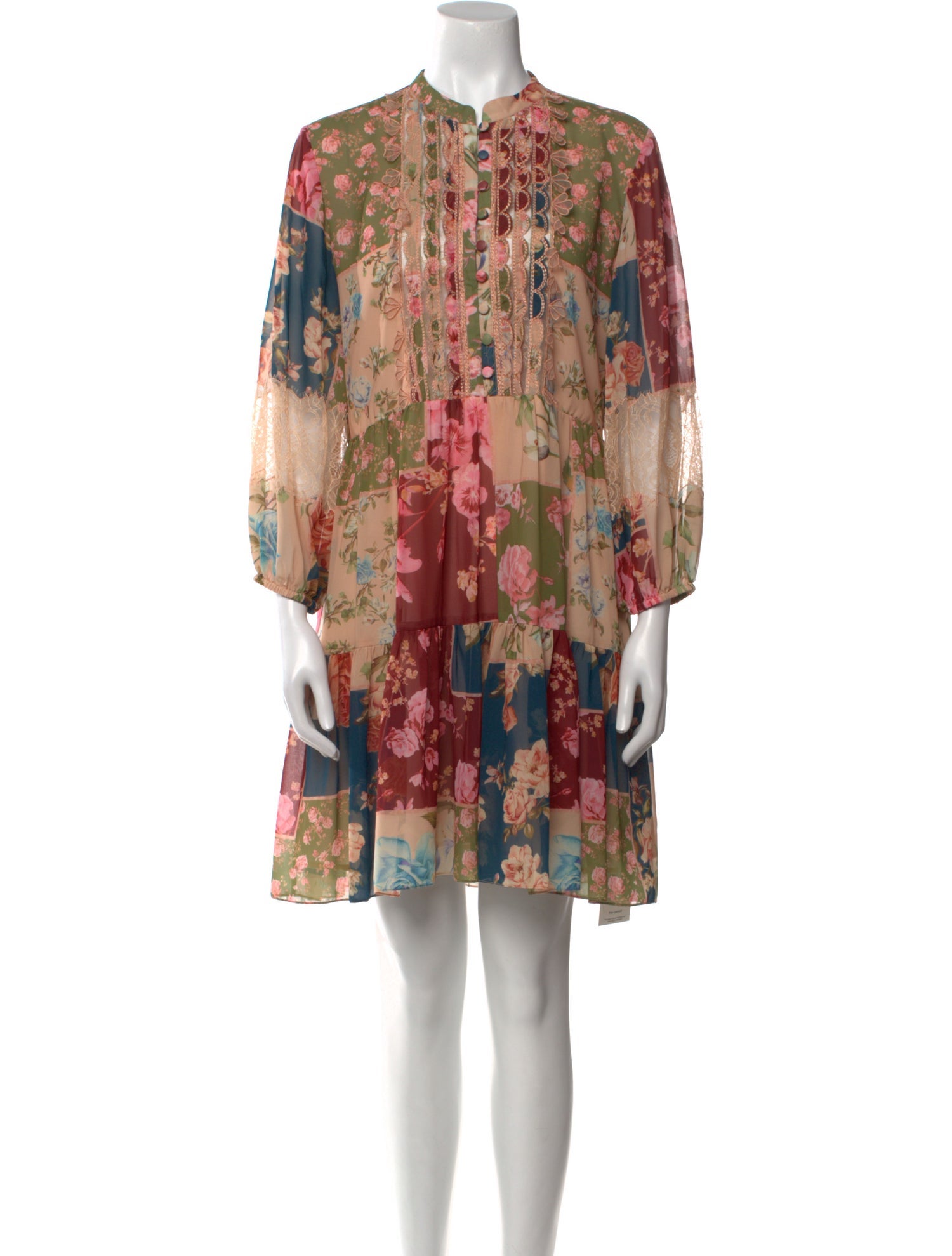 Sachin + Babi Floral Print Mini Dress
