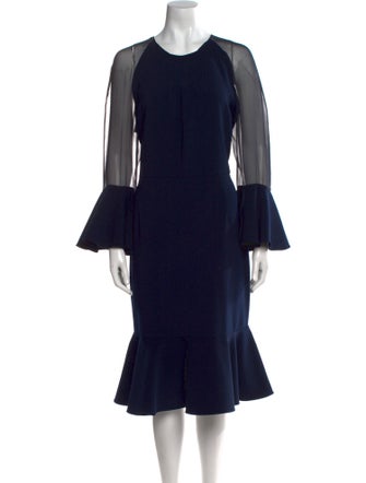 Sachin + Babi Crew Neck Midi Length Dress