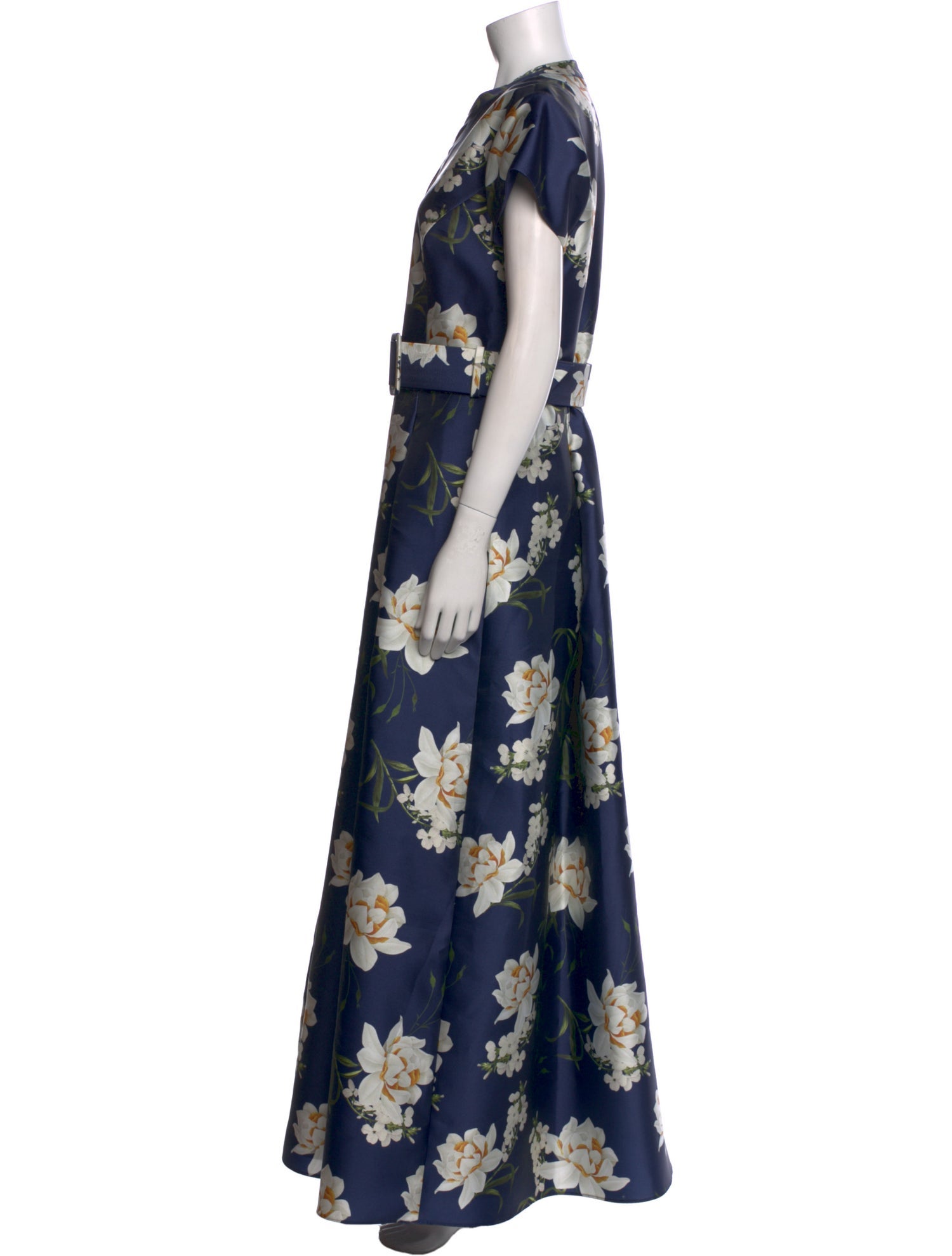 Sachin + Babi Floral Print Long Dress