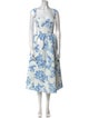 Sachin + Babi Floral Print Midi Length Dress