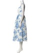 Sachin + Babi Floral Print Midi Length Dress