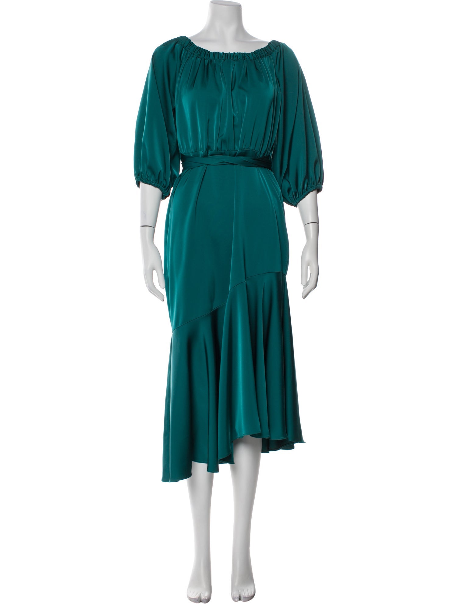 Sachin + Babi Bateau Neckline Midi Length Dress