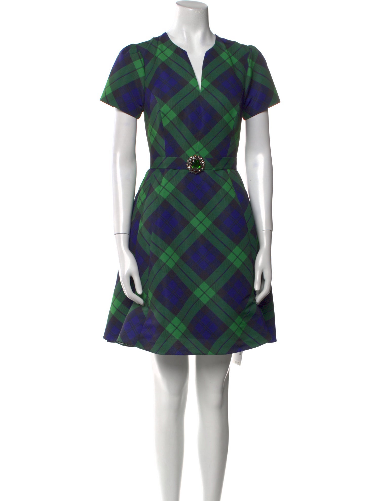 Sachin + Babi Plaid Print Mini Dress