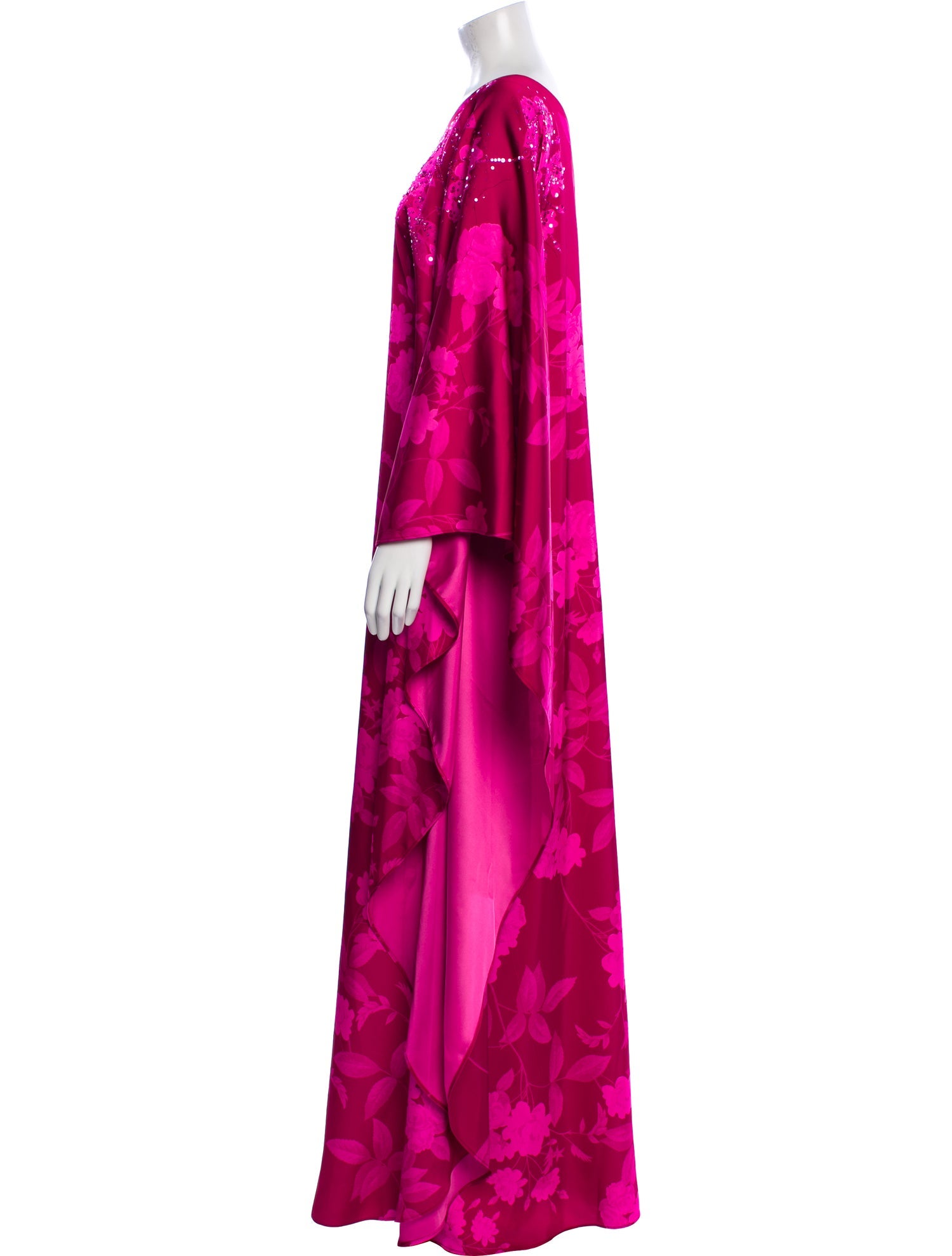 Sachin + Babi Floral Print Long Dress