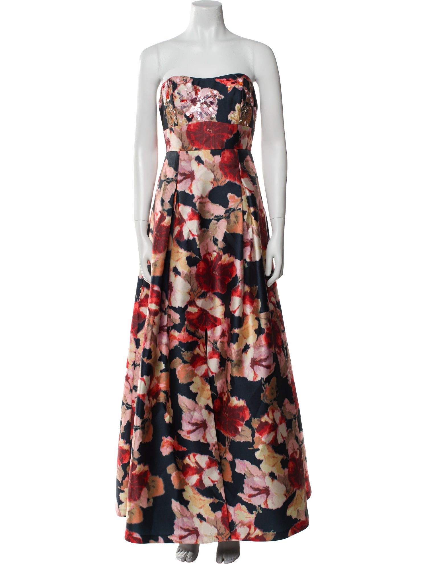 Sachin + Babi Floral Print Midi Length Dress