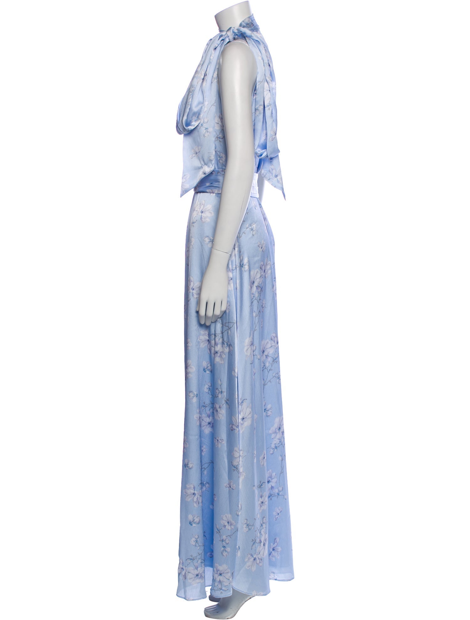 Sachin + Babi Floral Print Long Dress w/ Tags